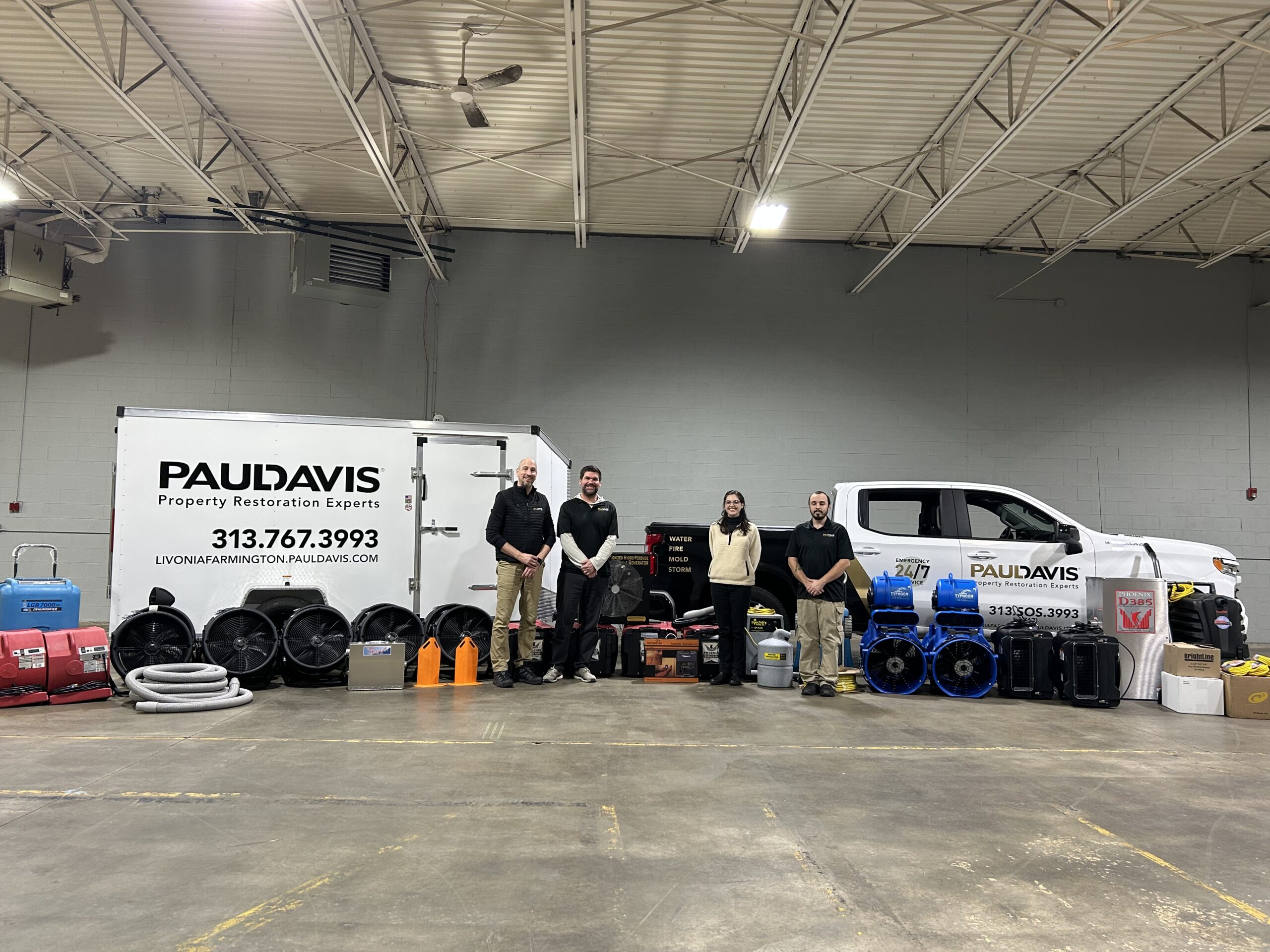 Paul Davis Restoration Corporate staff members homepage hero image